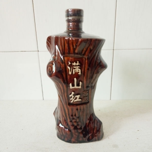 定制滿山紅陶瓷酒瓶